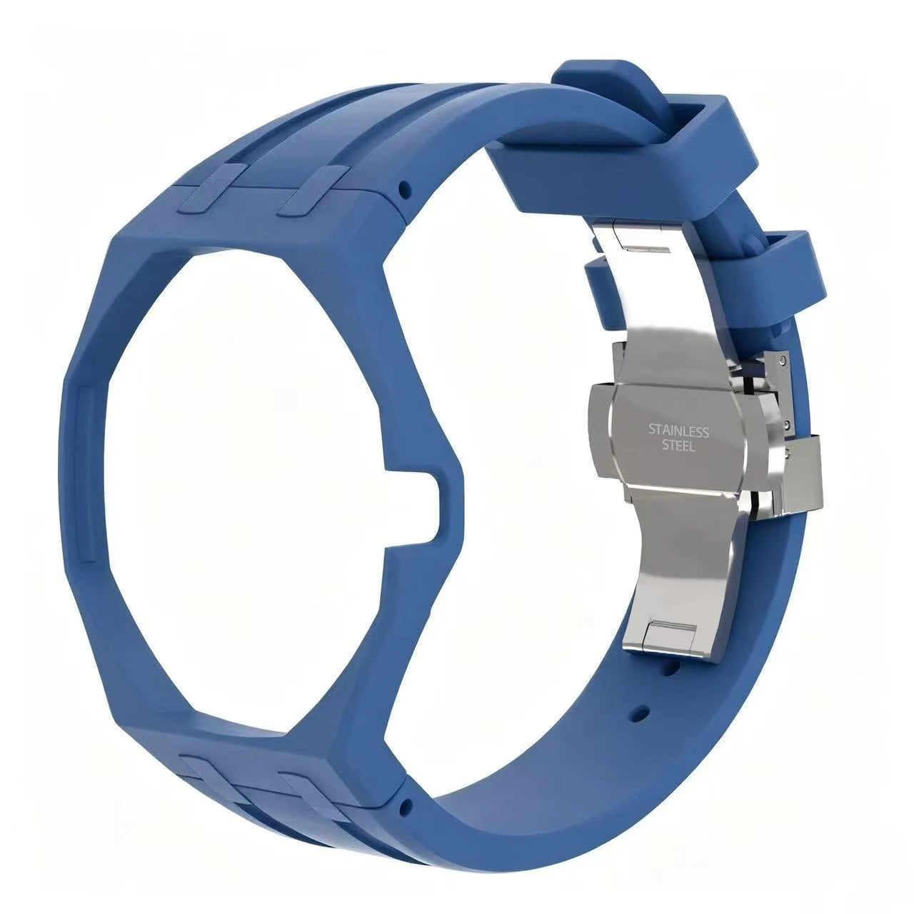 Ceramic Case With FKM Rubber Watch Strap Kit 🇨🇭