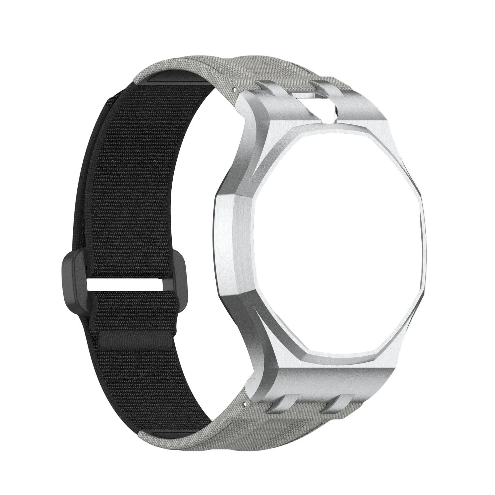 Polycarbonate & Stainless Steel Case with Fabric/Rubber Strap🇨🇭