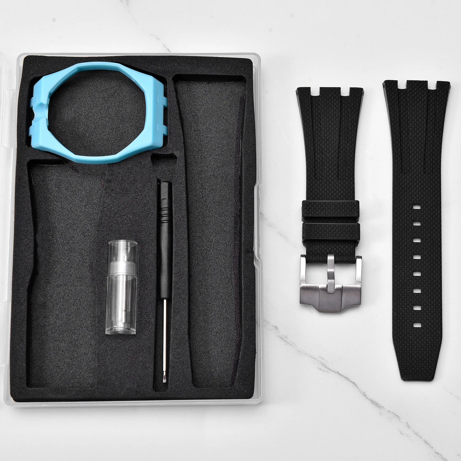 Premium FKM Rubber Strap & Case Kit🇨🇭