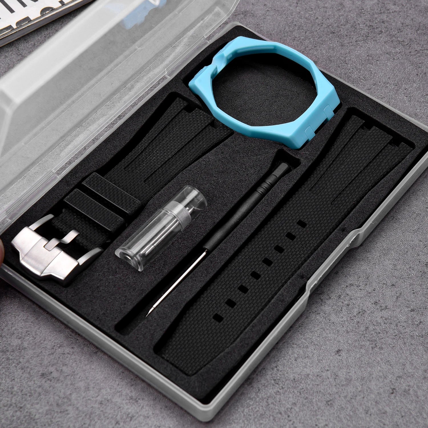 Premium FKM Rubber Strap & Case Kit🇨🇭