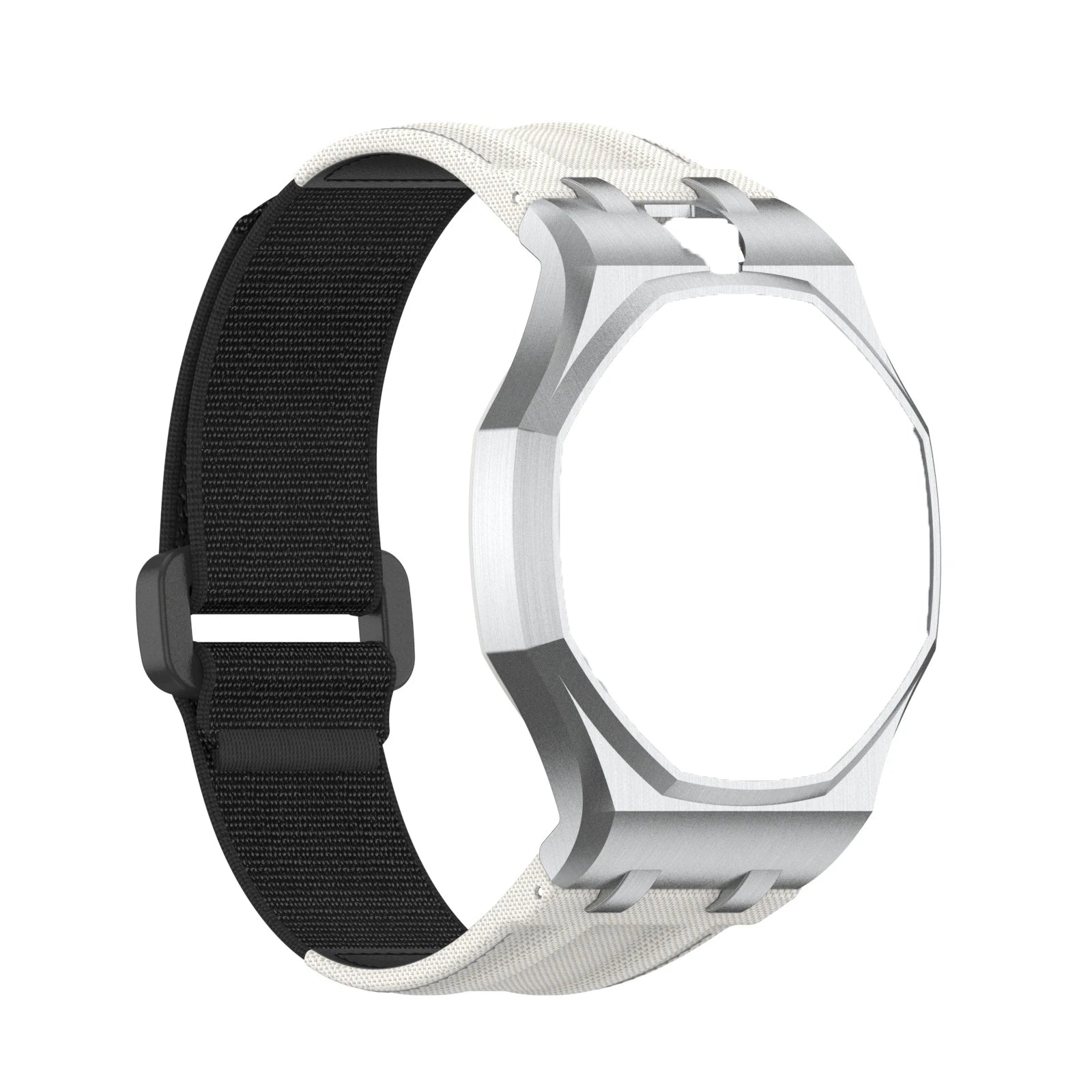 Polycarbonate & Stainless Steel Case with Fabric/Rubber Strap🇨🇭