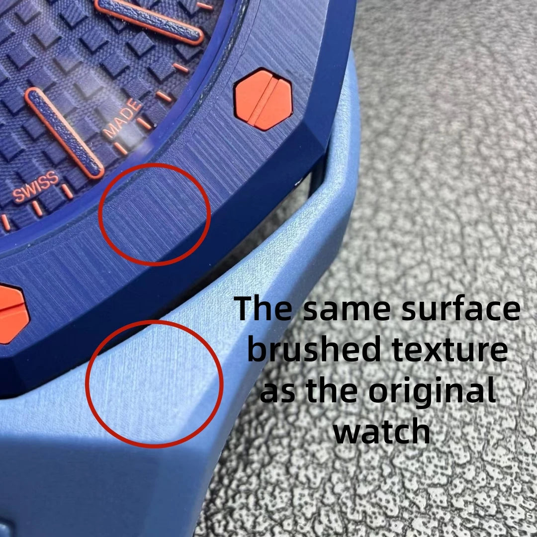 Ceramic Case With FKM Rubber Watch Strap Kit 🇨🇭