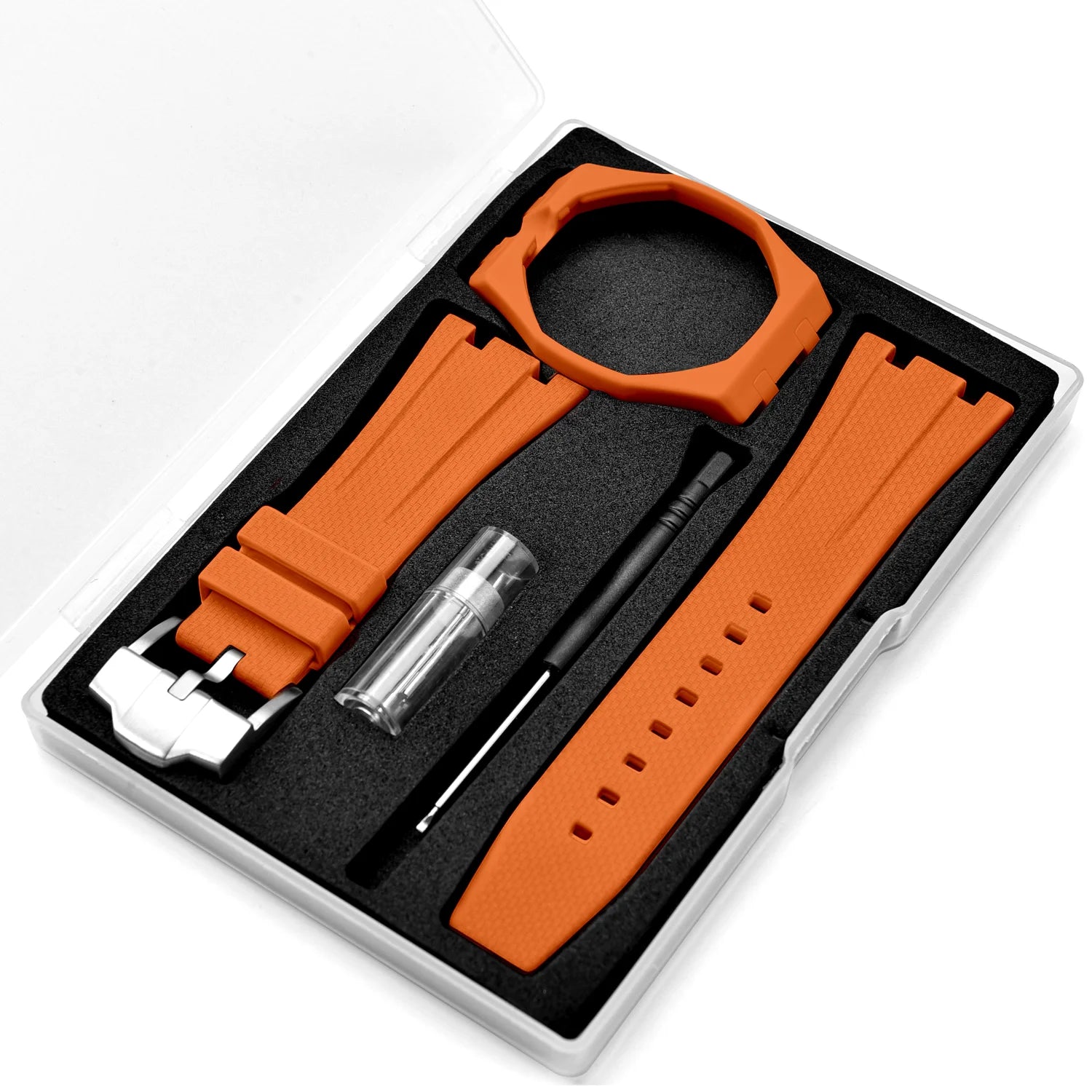 Premium FKM Rubber Strap & Case Kit🇨🇭
