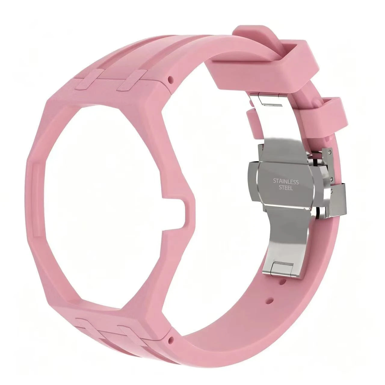 Ceramic Case With FKM Rubber Watch Strap Kit 🇨🇭