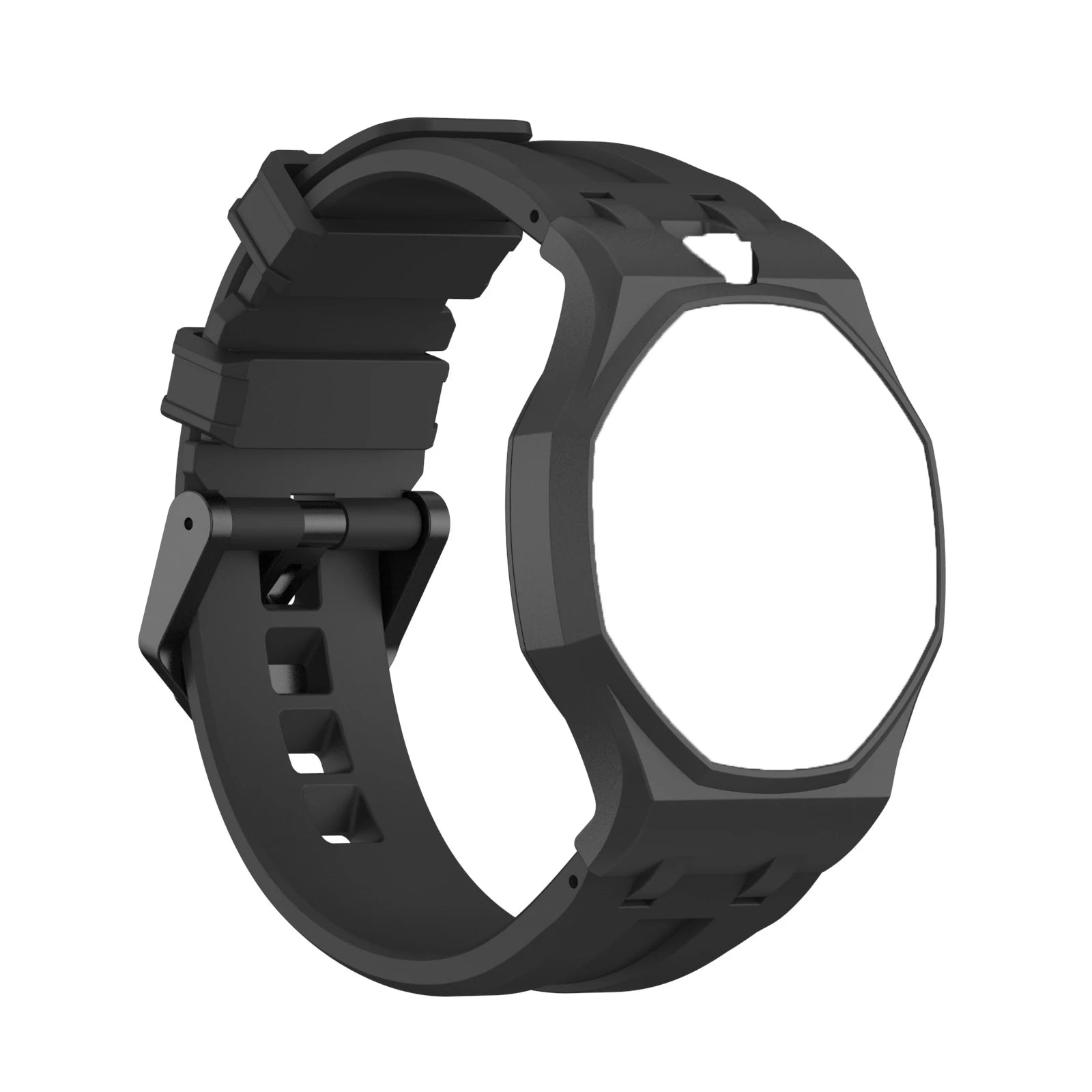 Polycarbonate & Stainless Steel Case with Fabric/Rubber Strap🇨🇭