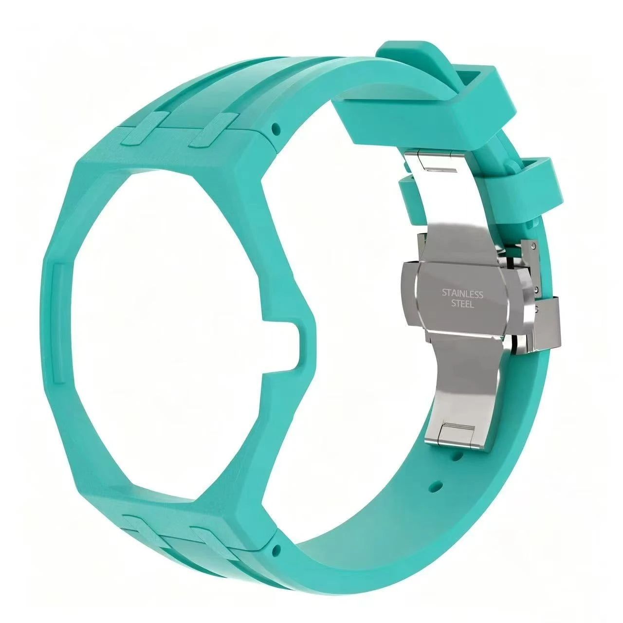 Ceramic Case With FKM Rubber Watch Strap Kit 🇨🇭