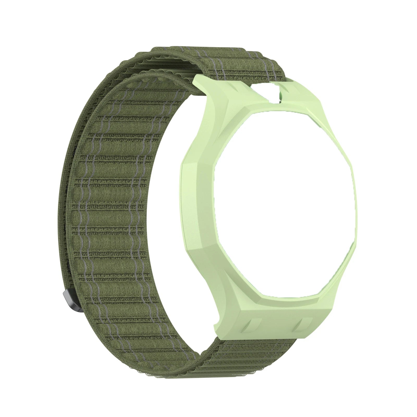 Polycarbonate & Stainless Steel Case with Fabric/Rubber Strap🇨🇭