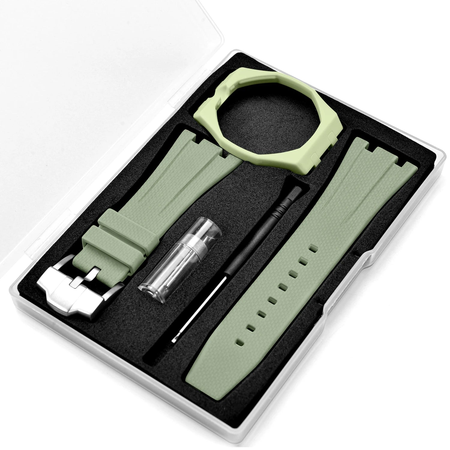 Premium FKM Rubber Strap & Case Kit🇨🇭