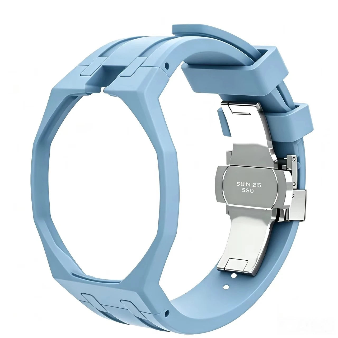 Ceramic Case With FKM Rubber Watch Strap Kit 🇨🇭